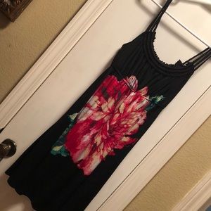 Spaghetti strap floral dress
